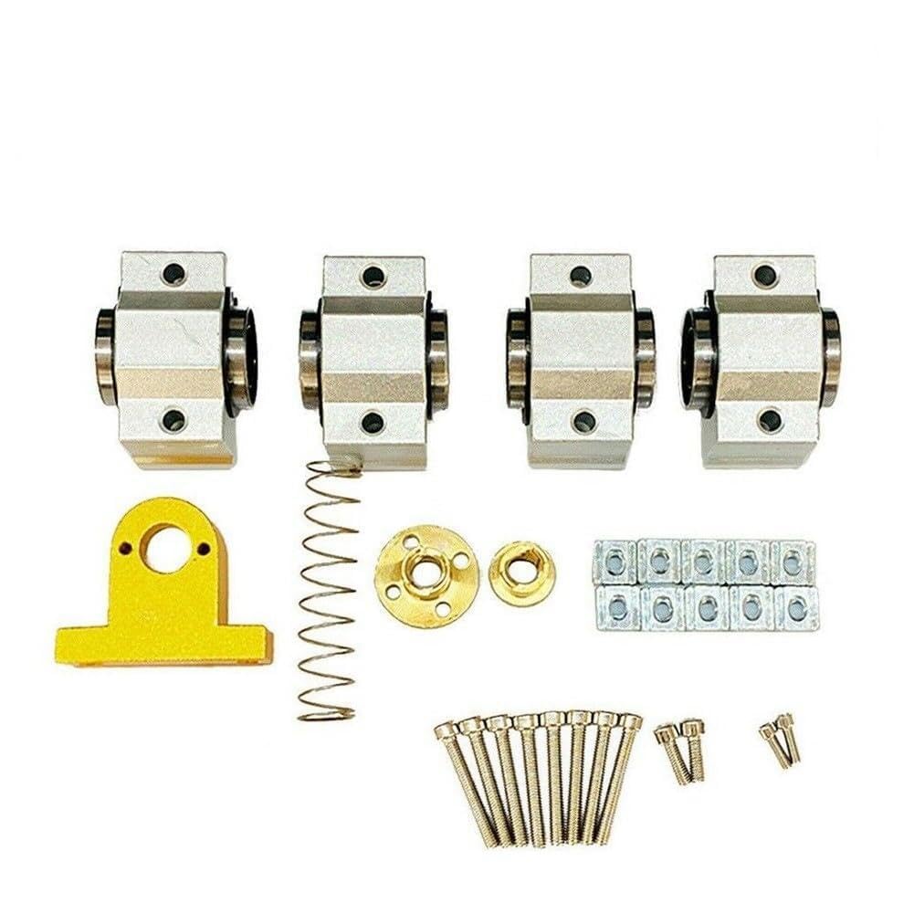 Kit rail linéaire CNC 3018 Pro en métal SCS12VUU pour guidage rigide haute précision