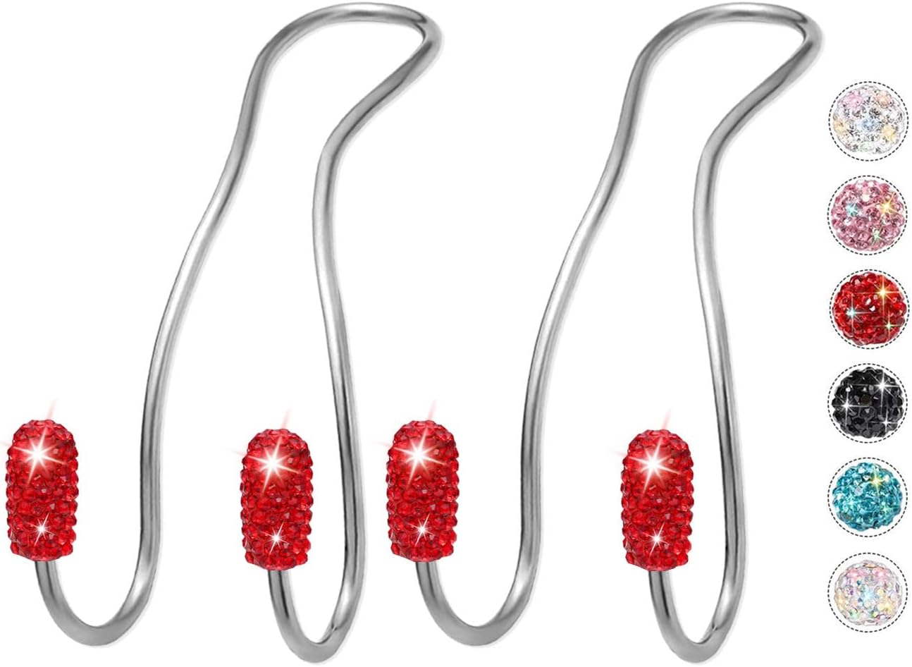 MTGOCHA Car Headrest Hooks Car Purse Hook, Universal Bling