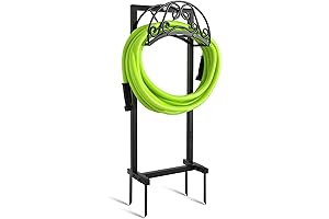 GREENER 150 Feet Heavy Duty Metal Water Hose Holder