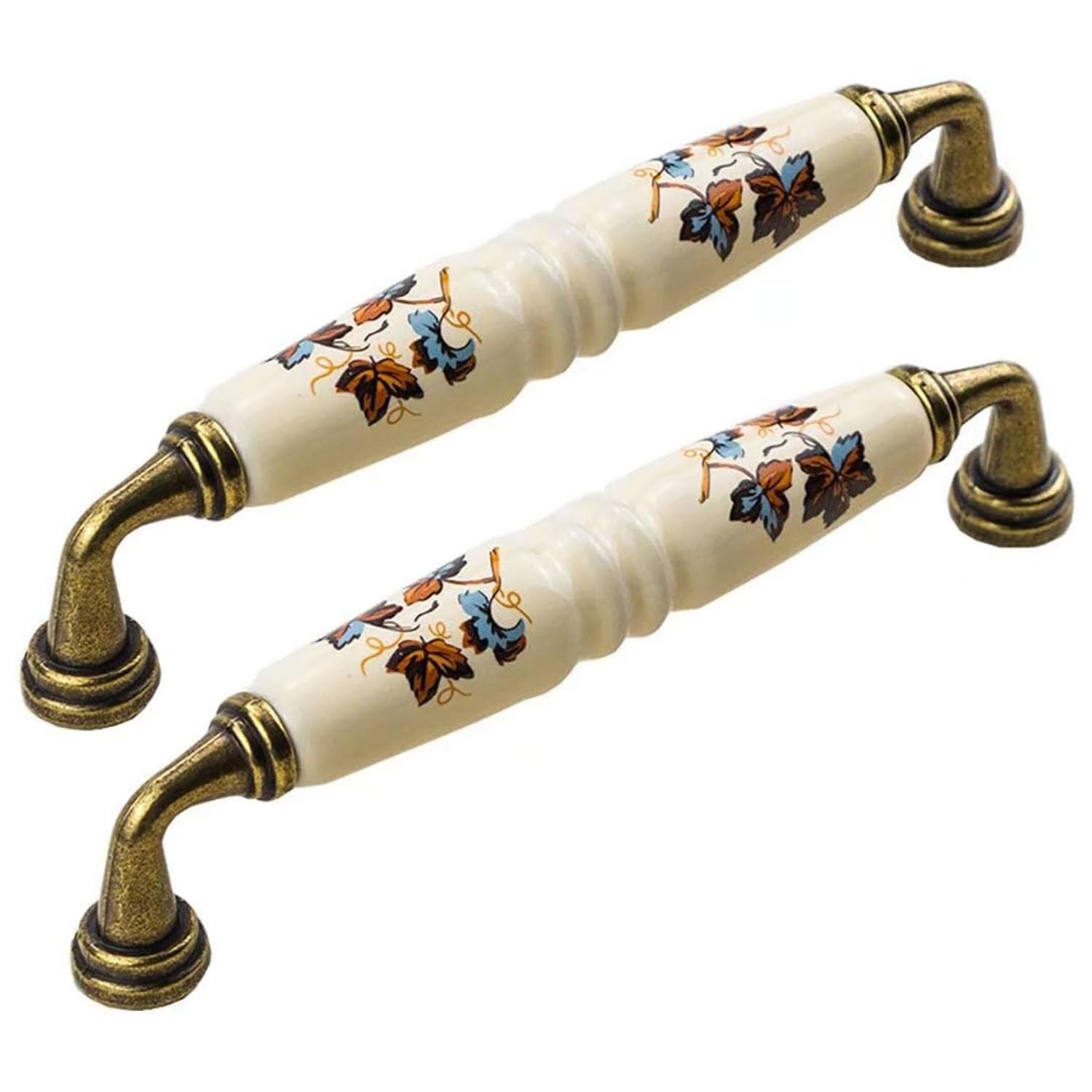 Zestaw 2 ceramicznych uchwytów do szafek