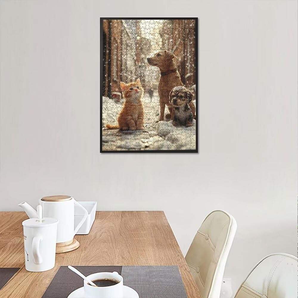 Puzzle 3000 Pezzi, Fiocchi Di Neve Animali 3D Puzzle per Adulti Impegnativo, Educa Puzzles Artistico, Divertente E Stimolante Puzzles Decorativo per La Famiglia, Regalo e Decorazione Pareti DX0YL6-984