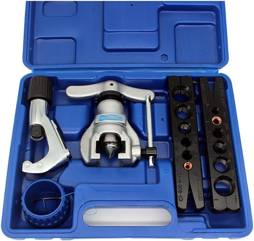Metric and Inch Tube Expander Kit Air Conditioner Copper Pipe Reamer Flaring Tool 6-19mm 1/4-3/4