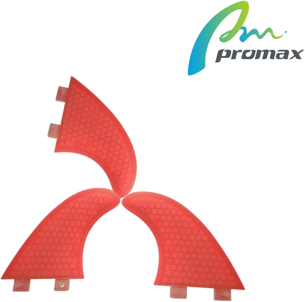 Prosurf Fins for FCS System - Red Surf Carbon Fiber FCS Fin System Surfboard Fins - Surfboard Fins for Sale 3pcs Set Shortboard Longboard