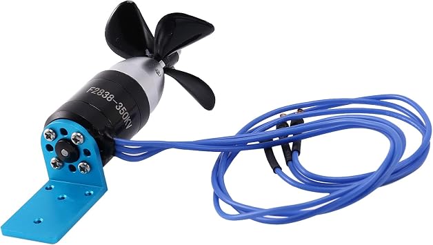 IPX8 Waterproof Underwater Thruster 2838 350KV 2.4KG Thrust Brushless Motor with 55mm 60mm Propeller for ROV RC Boats