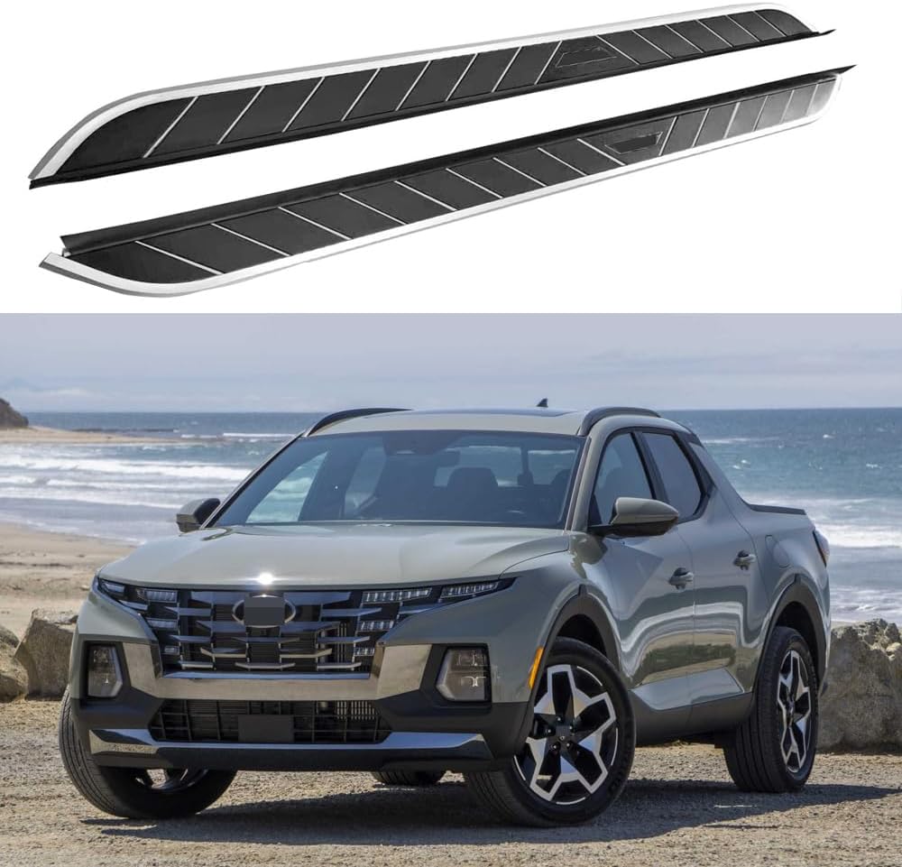FQY Fixed Running Board Fits for Hyundai Santa Cruz 2022 2023 2024 Side