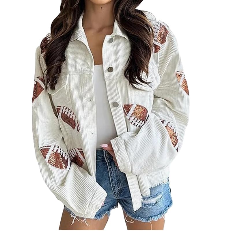 Women'S Cut Corduroy Lapel Button Imitation Old Jacket Jacket With Frayed Hem Retro Short Top