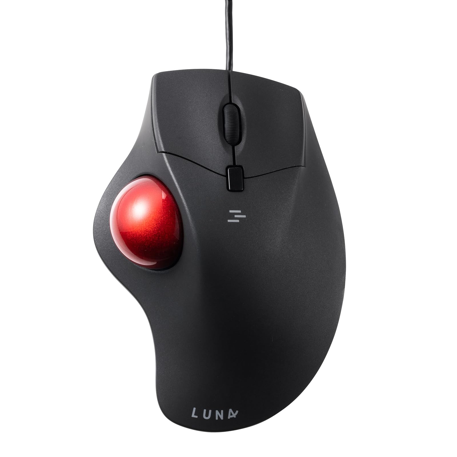 SANWA Souris Trackball Filaire, Boutons Silencieux Programmables, Contrôle du Pouce, 600/800/1200/1600 DPI, Suivi précis et Fluide, Compatible avec Mac, Laptop, Ordinateur, Windows, Noir