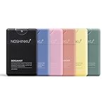 Noshinku - Refillable Hand Sanitizer Discovery 6-Pack, Travel Size Spray with Hydrating Botanical Mist, Natural Ingredients, All Natural Fragrances, Sugarcane-Derived Alcohol, No Parabens, No Dyes