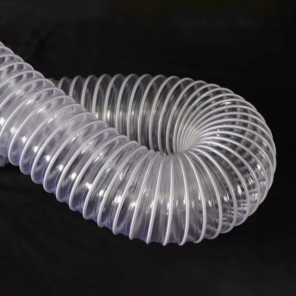 Tubo Corrugato In Filo Di Acciaio PVC Bianco Trasparente