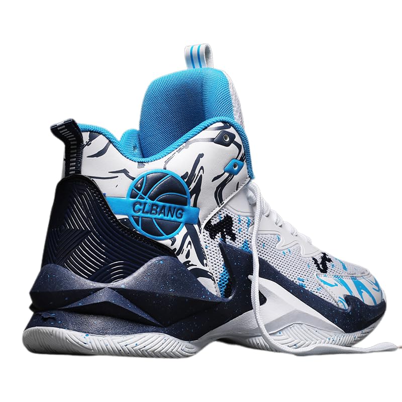Chaussures de basketball d'été haut top maille combat réel sport pour jeunes