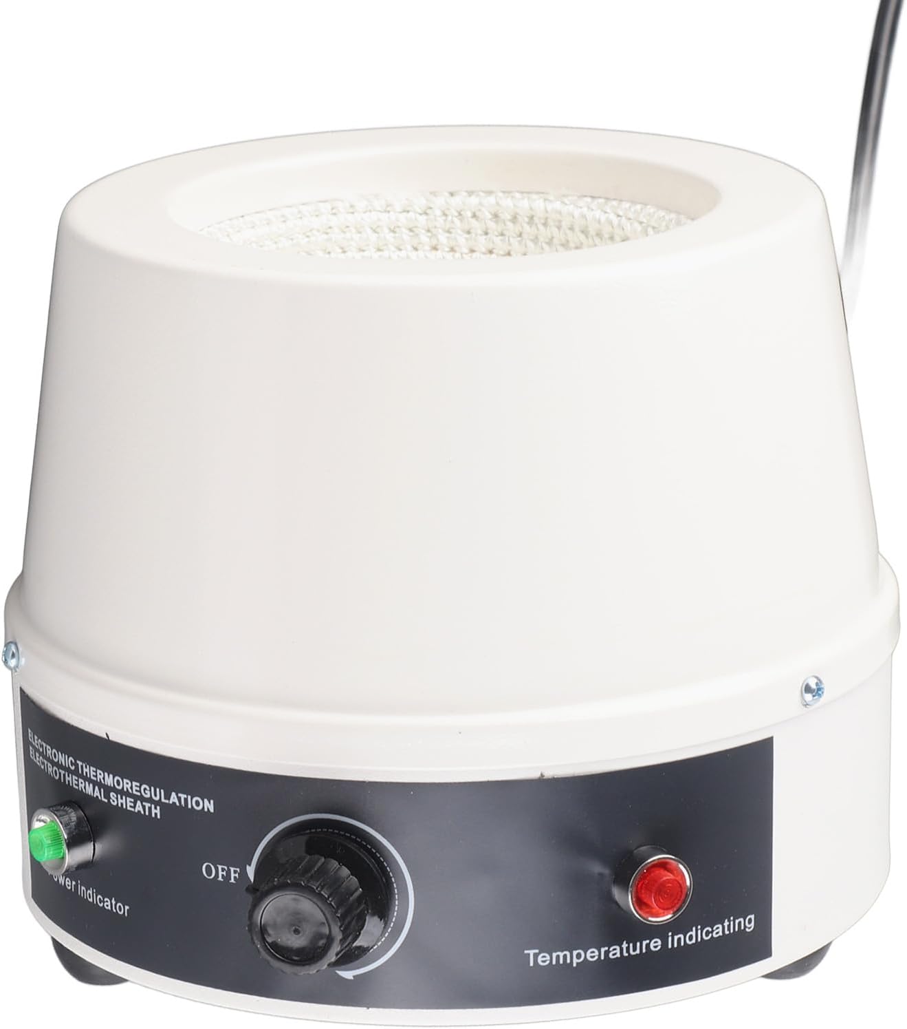 Akozon Laboratory Electric Heating Mantle with Thermostatic Control for Precise Temperature, Multifunctional Accessory for Home Use (500mL US Plug 110V)