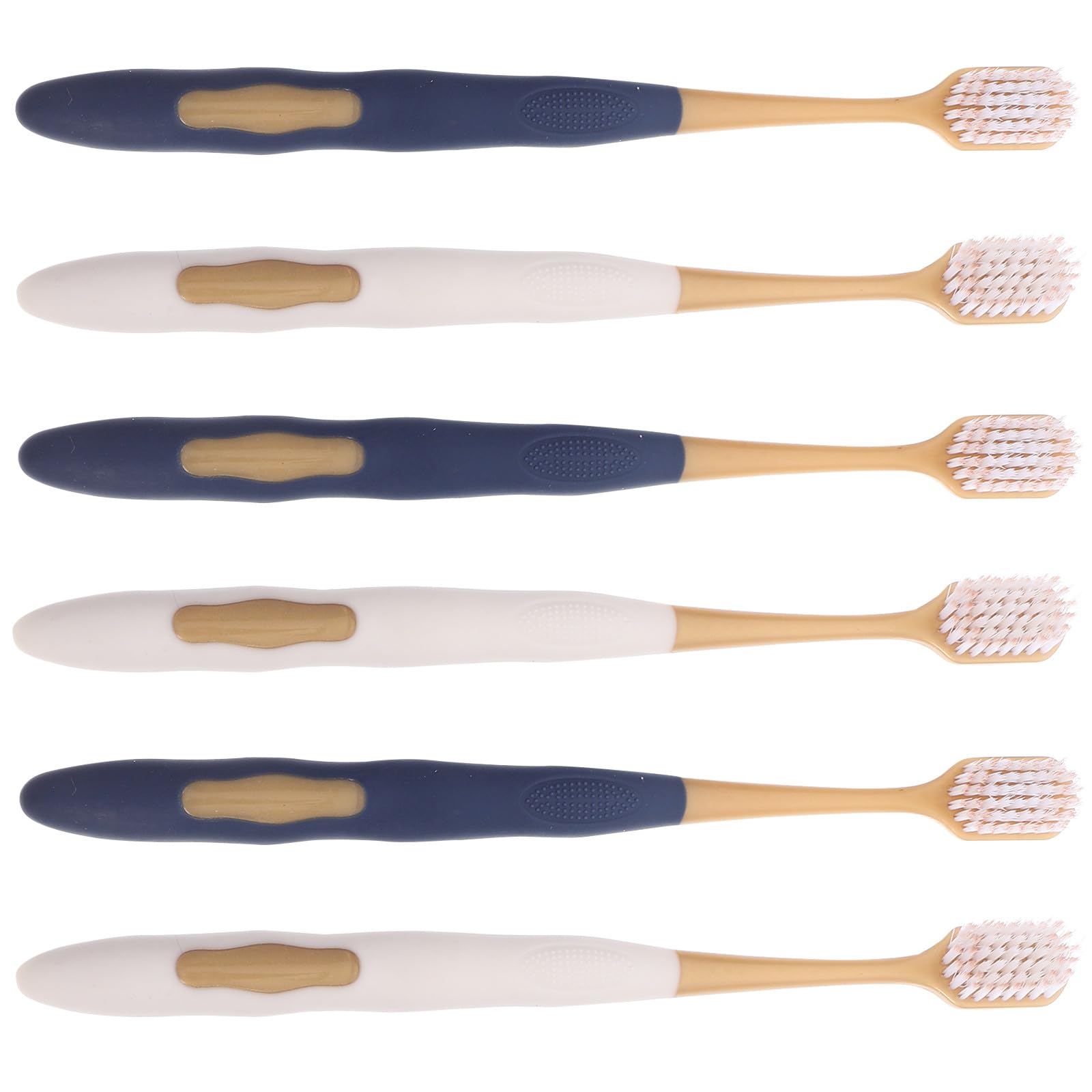Spazzolino Manuale Testa Larga 36 Pezzi Pp Tpr Pbt | Set Adulto Morbido, Impugnatura Salda e Compatta, Formato Portatile per Viaggio e Uso Domestico