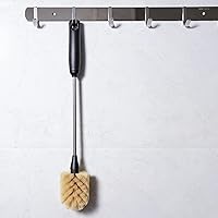 Vista 5 de Cepillo de limpieza para botellas de agua con 2 cabezales reemplazables, compatible con botellas deportivas, vasos, tazas, decantadores de vino