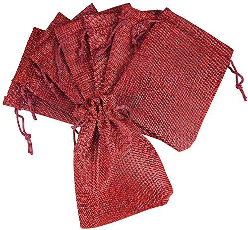 Calendrier De L'Avent DIY - 24 Sacs En Toile De Jute à Remplir - Avec Numéros Autocollants - Réutilisable
