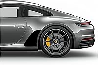 Vista 18 de Adhesivos de vinilo para guardabarros laterales con chip de roca lateral compatibles con Porsche 911 996 997 991 992 (991, azul)