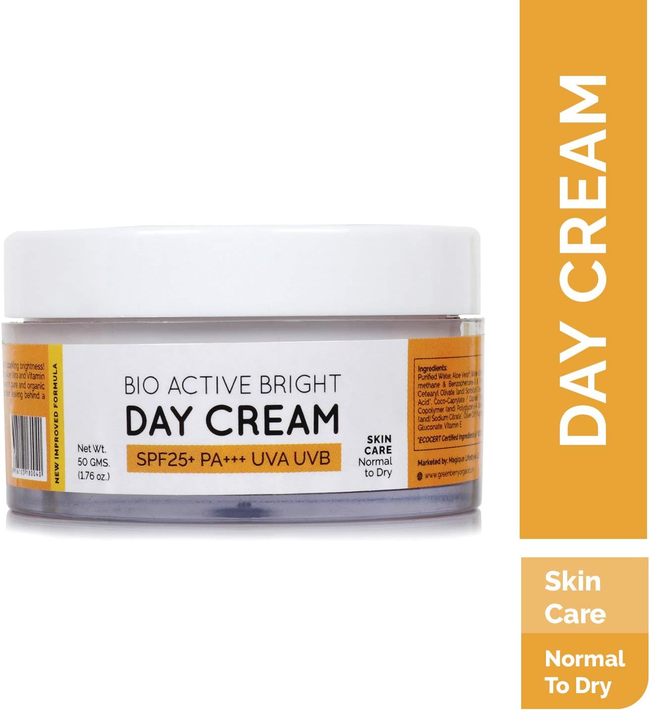 BioActive Bright Day Cream with SPF 25 PA+++ UVA/UVB Protection, 50gms