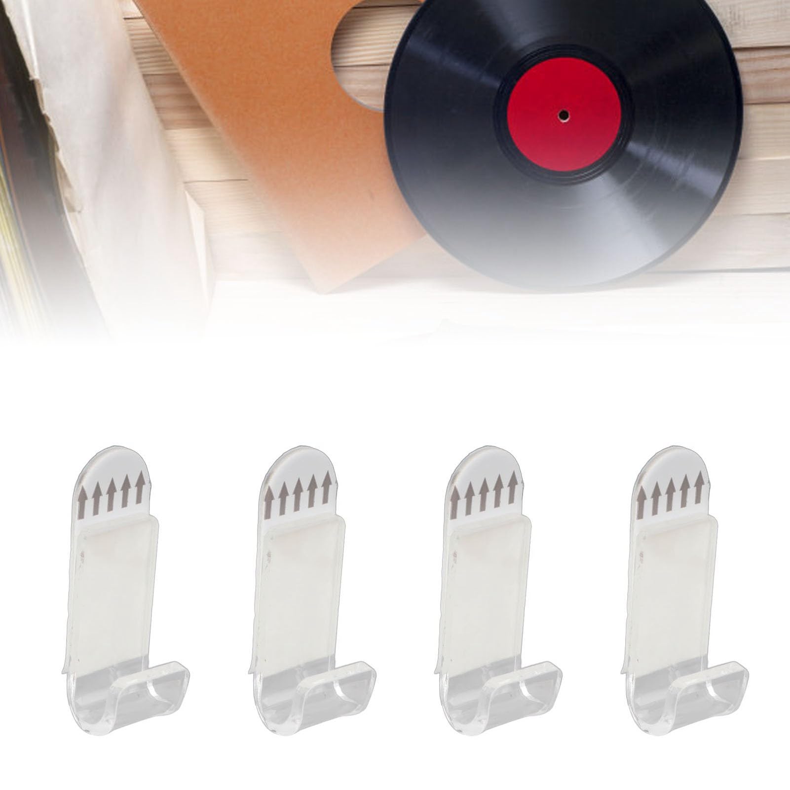 Wakects Mensola da Muro per Dischi in Vinile, Supporto da Parete in Acrilico, Set da 30 Pezzi, Supporto per Espositore Galleggiante, per Copertine di LP, Fumetti e Riviste, per gli Affittuari,