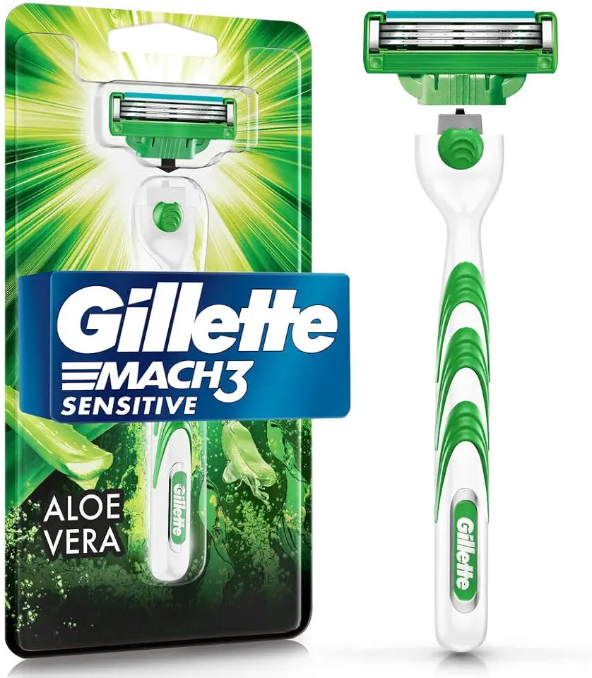 Gillette Aparelho De Barbear Mach3 Sensitive + 1 Carga