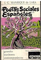 Poetas sociales espanoles (Grandes escritores contemporaneos ; 66 : Serie Panoramas ; 6) 847067210X Book Cover