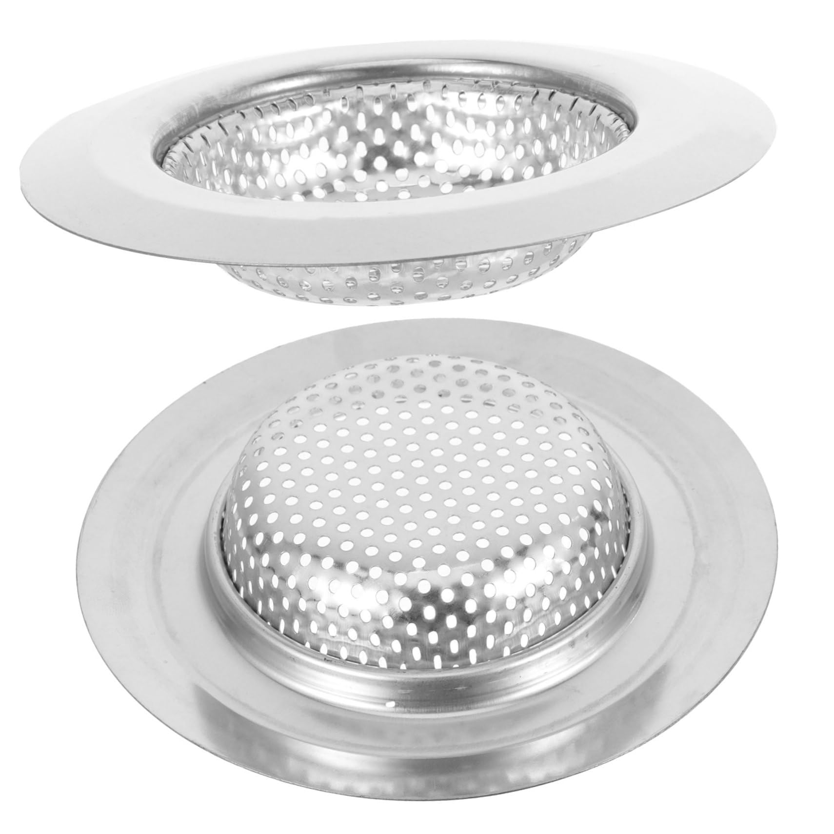 Uonlytech 8piezas Colador Drenaje Inoxidable para Fregadero De Cocina De Filtro De Pelo y Residuos para Baño y Ducha