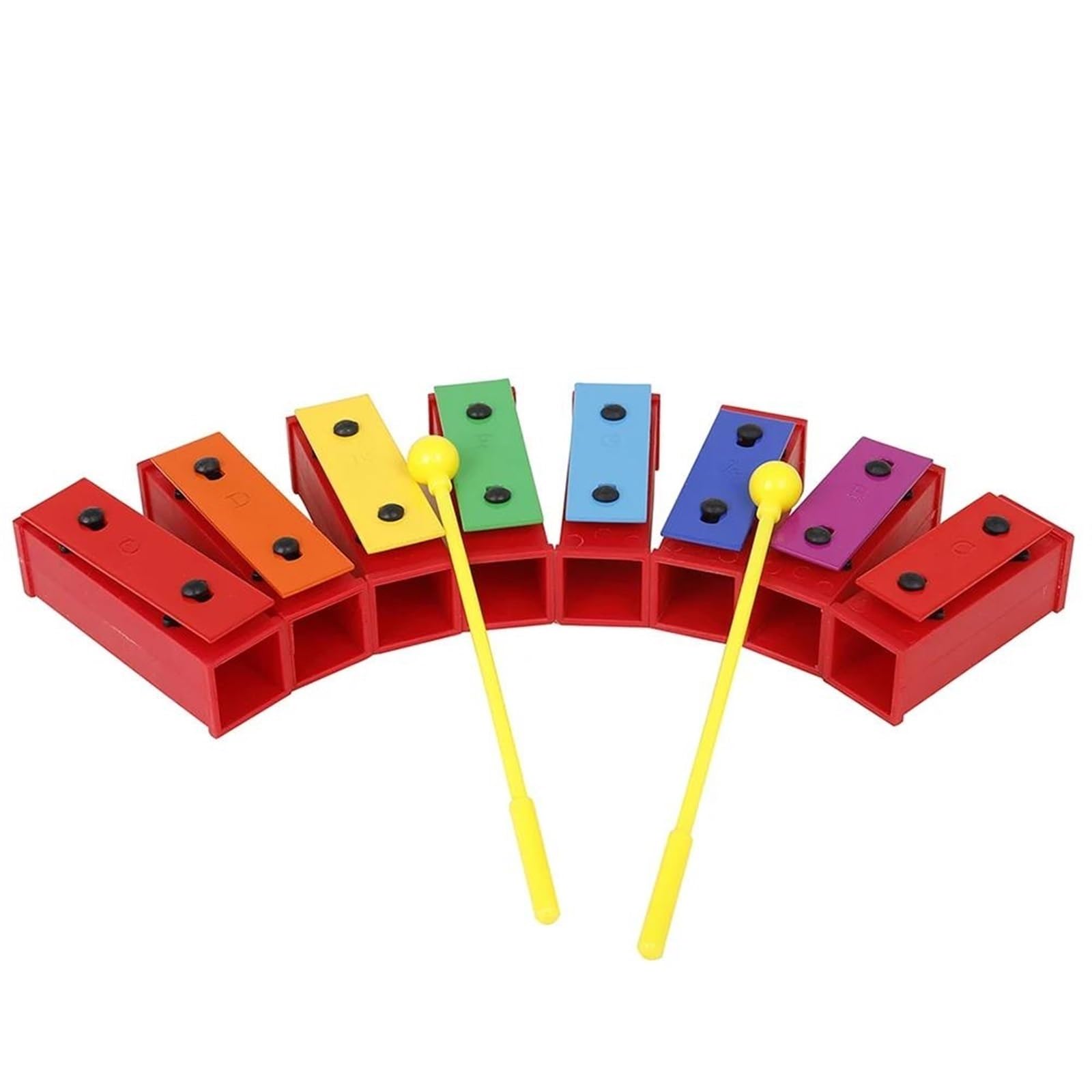 Ksylofon Muzyczny 8 Uwaga Ksylofon Ręczny Dzwonek Kolorowy Perkusyjny Instrument Muzyczny