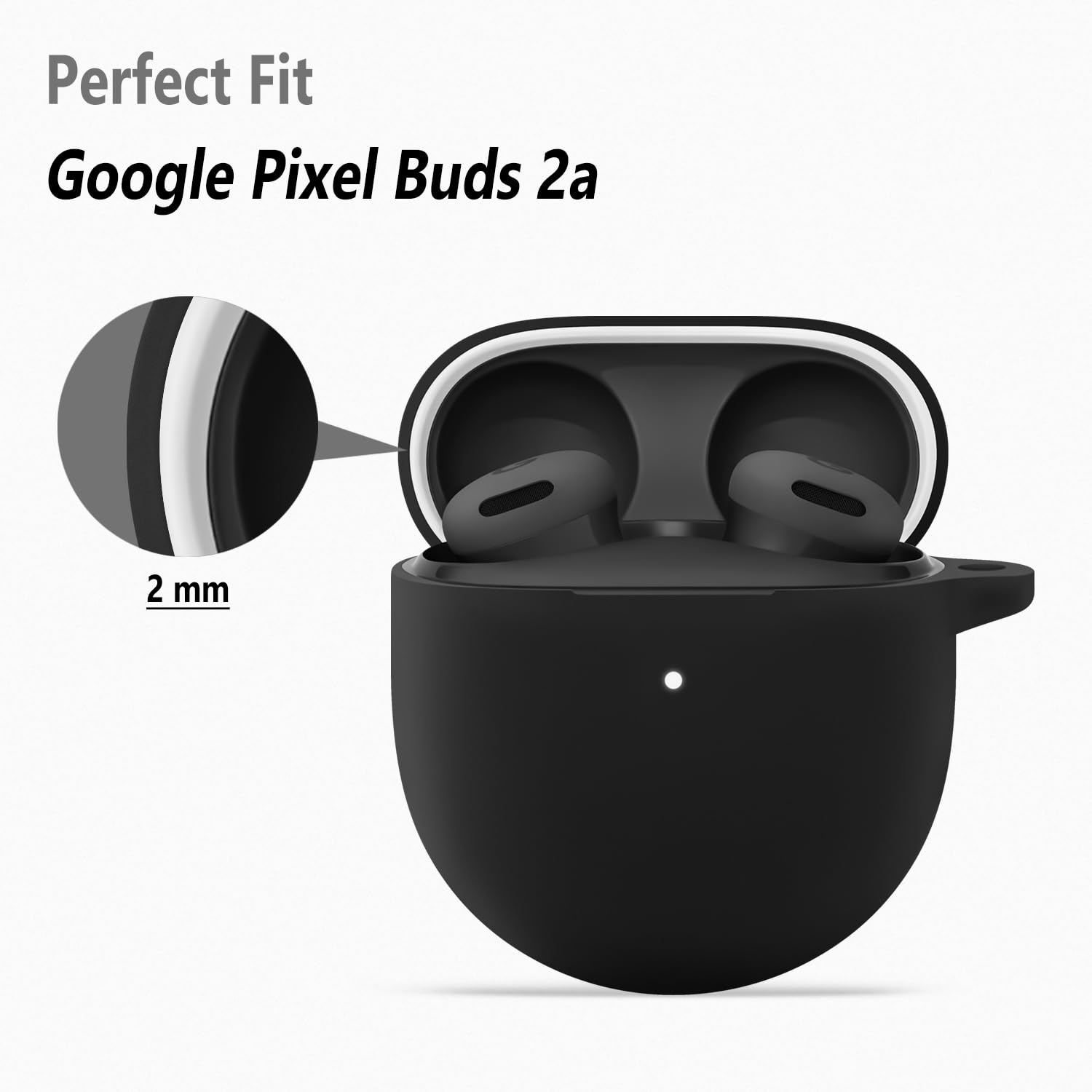 Amazon.com: Geiomoo Silicone Cover for Google Pixel Buds 2A Case