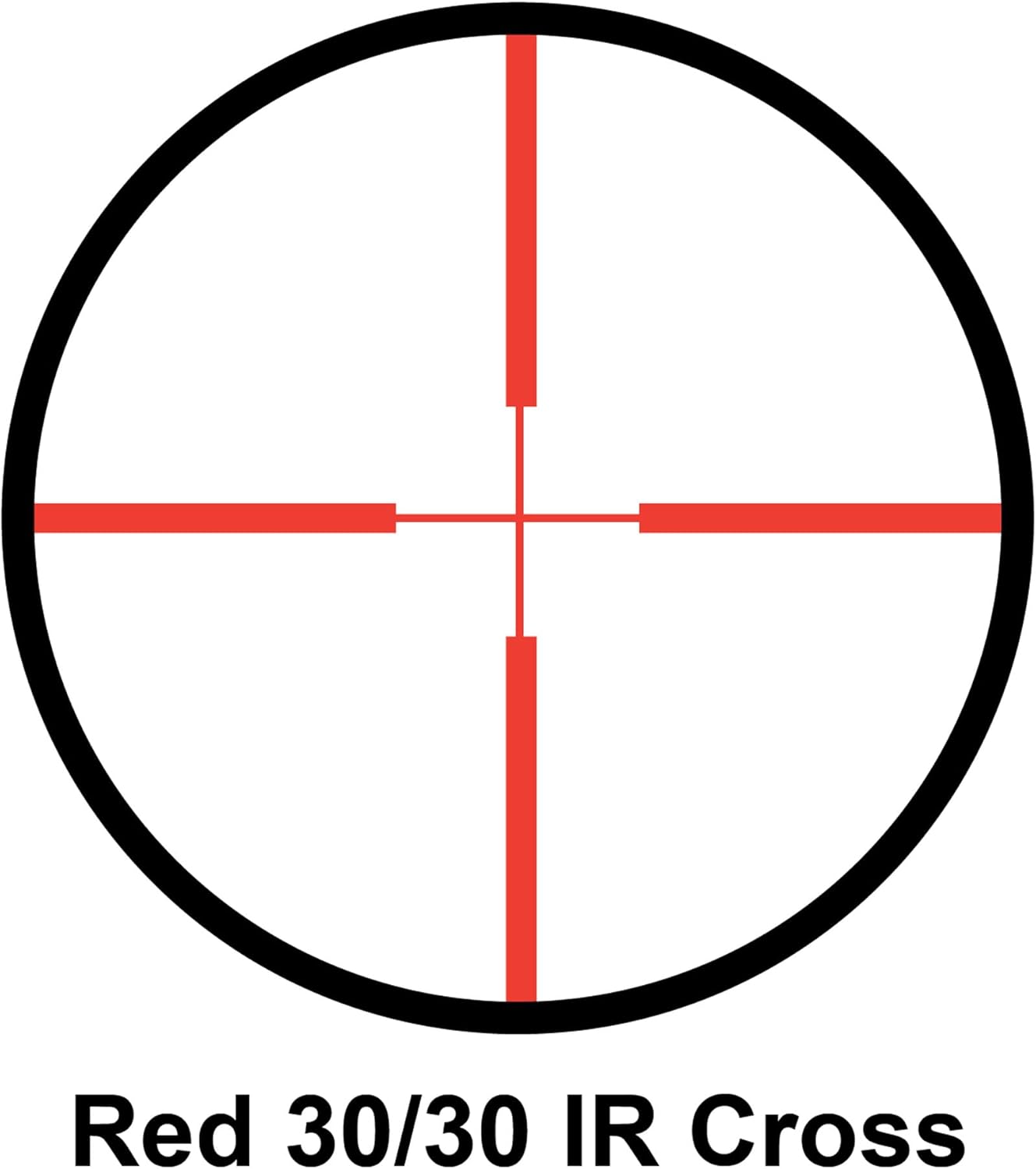BARSKA 30/30 Crosshair Reticle Rifle Scope for .22 Plinking & Rimfire Rifles - Optimal Precision with Rings for Shooting, Hunting, Target Practice