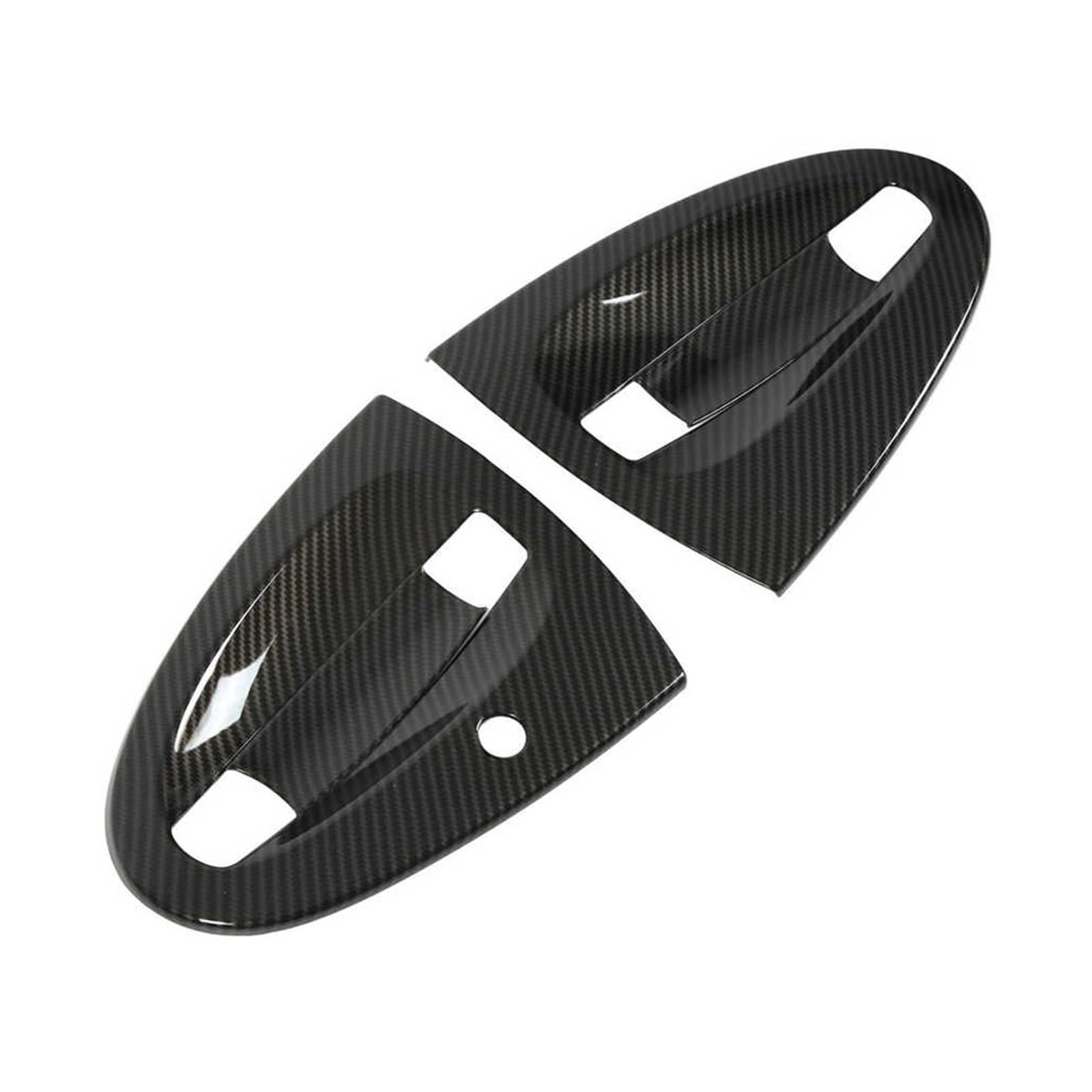 Drezzo Car Exterior Door Handle 4pcs Car Exterior Door Handle Bowl Cover Trim Replacement for Smart for Fortwo W451 2009-2015