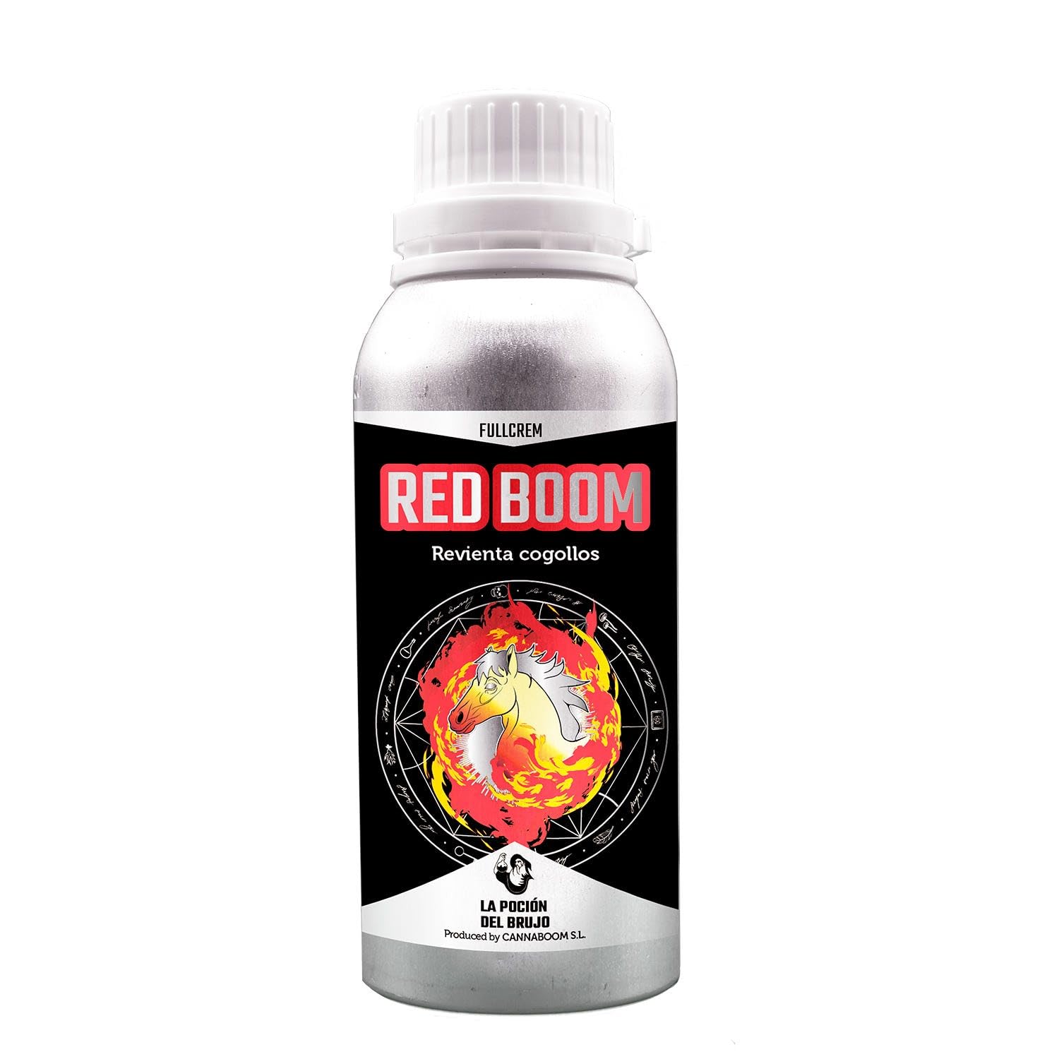 RED BOOM FULLCREM – "Cannaboom" (600ml) | PK 21% - 21% Alto Rendimiento | Máximo Engorde de Cogollos | Flores Más Grandes y Aromáticas