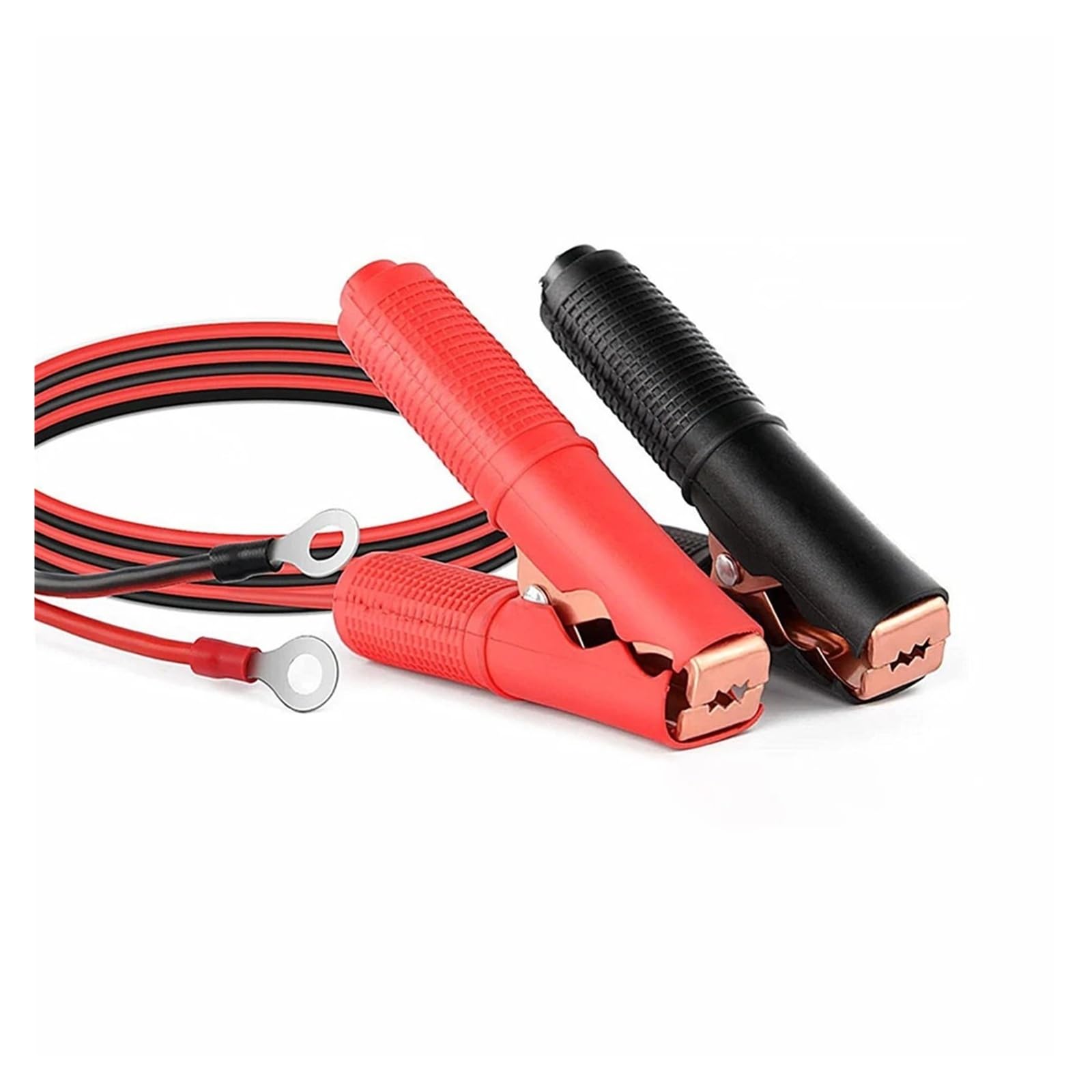 Pinces de batterie en fil de cuivre avec adaptateur de fusible 30 A, résistant à l'oxydation, résistant à l'usure, clip robuste pour voiture et camion