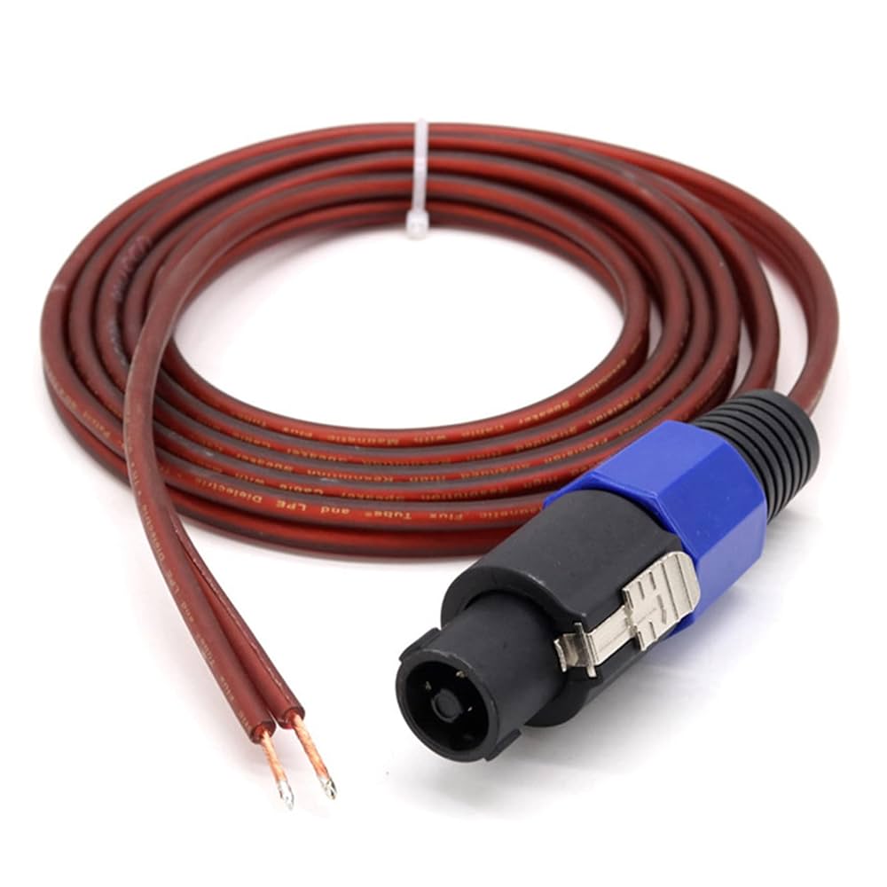 今だけ特価 スピコンケーブル スピーカーケーブル Amazon | Poyiccot スピコンケーブル1.8m、18 AWG スピーカー