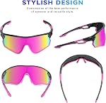 BEACOOL Polarized Sports Sunglasses for Men Women Youth Baseball Fishing Cycling Running Hiking Motorcycle Tac Glasses UV400