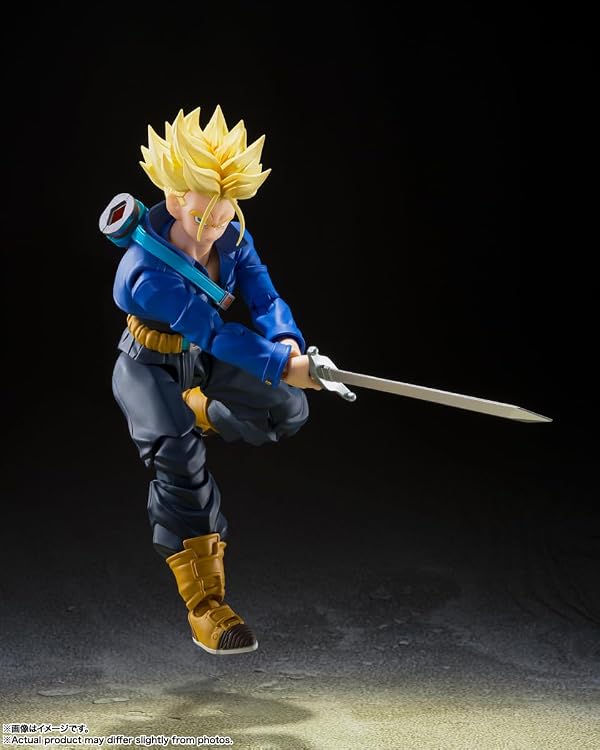 TAMASHII Nations - Dragon Ball Z - Super Saiyan Trunks -The Boy from The Future- (Reissue) S.H.Figuarts Action Figure by TAMASHII NATIONS - Used condition - CA$93.11