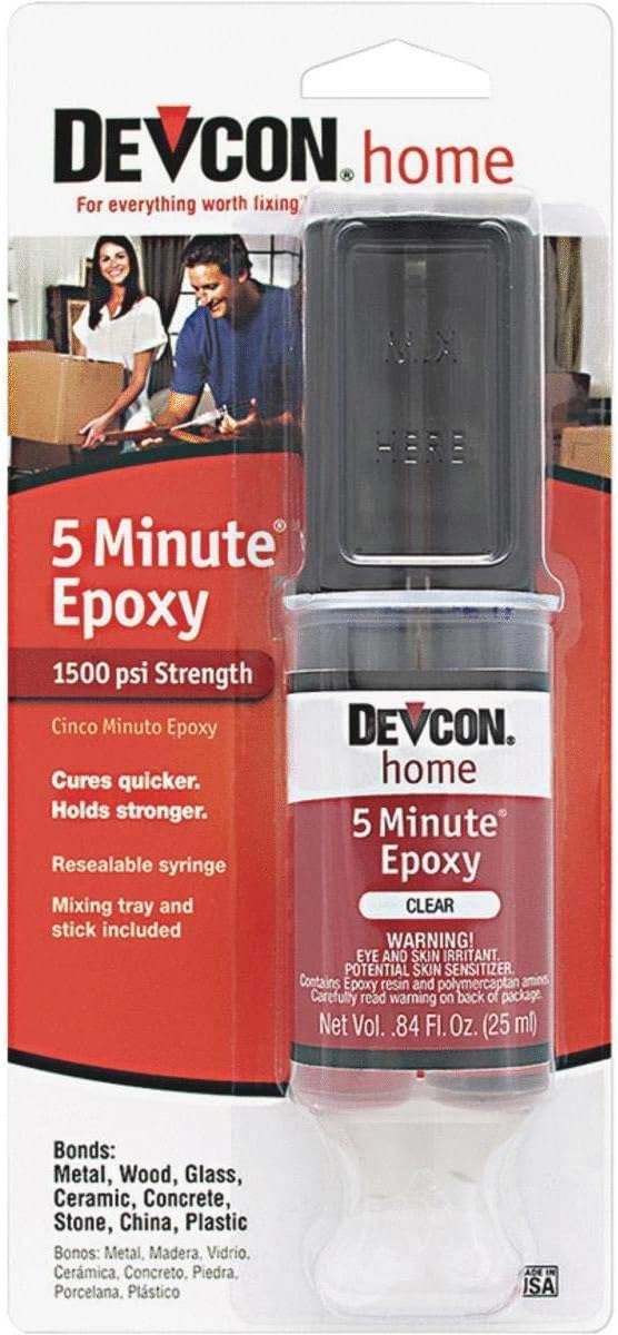 Devcon Home 5 Minute High Strength Epoxy .84 oz.