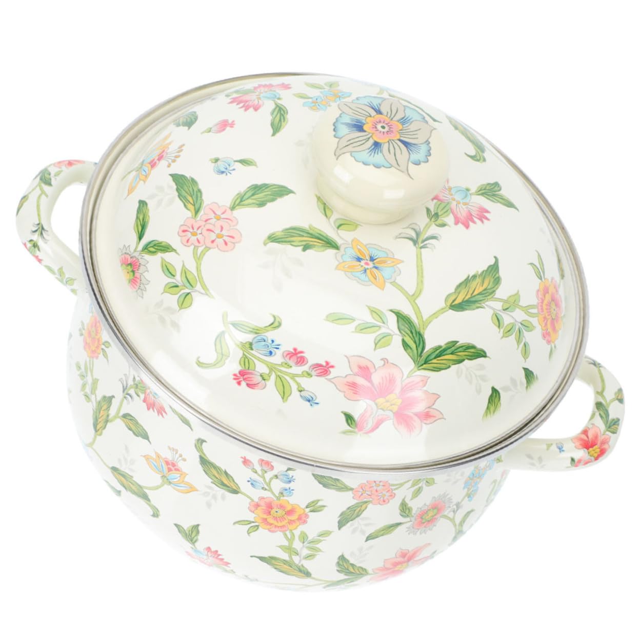 Casserole Émaillée 3l pour Mijoter de Bonnes Soupes au Quotidien