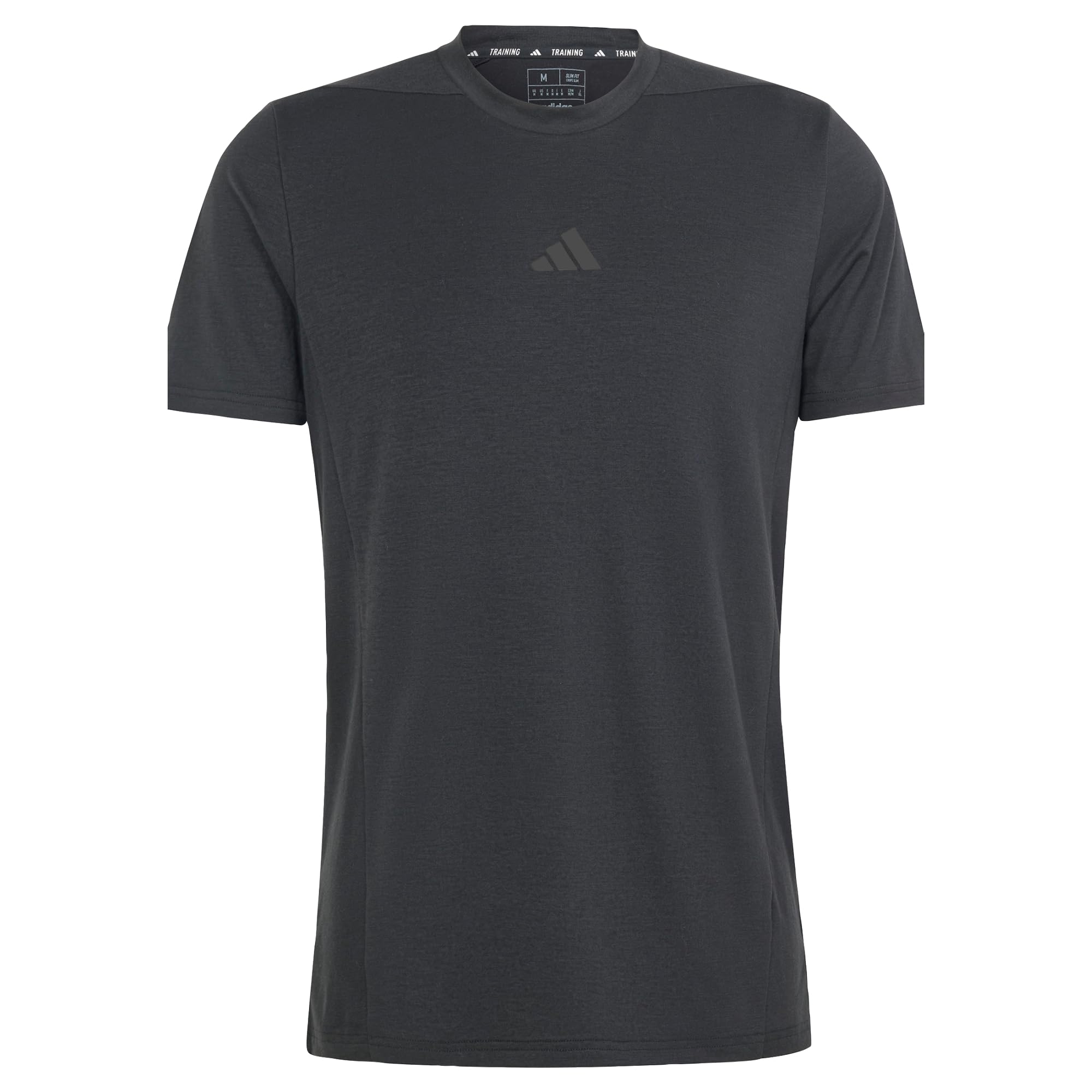 adidas Men's D4T Workout Shirt, Black, L Tall