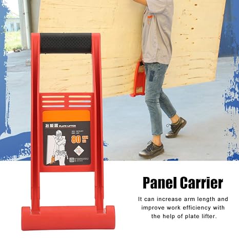 Gypsum Panel Lifter, Drywall Carrying Tool for Plywood Sheetrock80kg Heavy-Duty Wallboard Carrier for Lifting and Transport