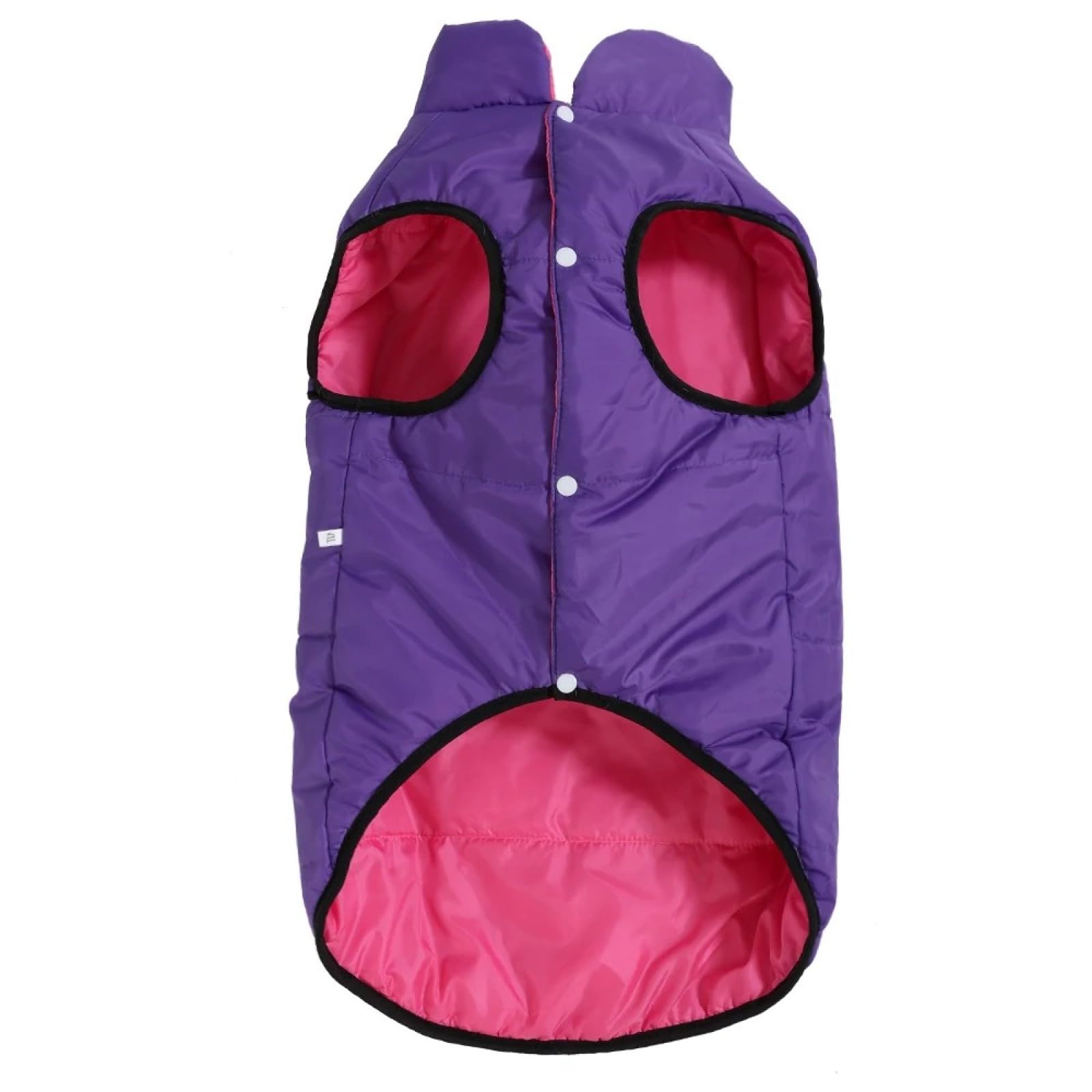 Manteau d'hiver coupe-vent pour chien avec trou de laisse protégeant votre Bouledogue