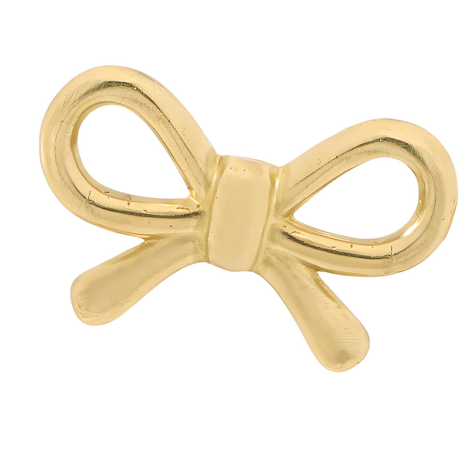 Tsophreniq Primary Color Brass Dressers Knob Unique Kitchen Cabinet Door Handle Wardrobe Pulls Bowknot Shape Drawer Knob Furniture Hardware Bowknot Shape Drawer Handles Dressers Replacement