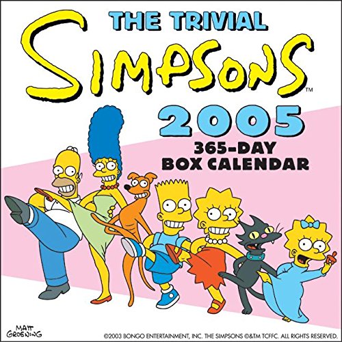 The Trivial Simpsons 2005 365-Day Box Calendar The Trivial Simpsons 2005 365-Day Box Calendar