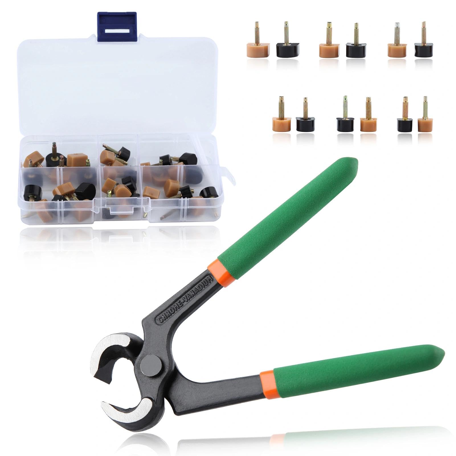 Amazon | LEONTOOL 24ペア 靴底修理キット 6 サイズ ヒールキャップ u