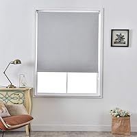 Vista 8 de ALLBRIGHT Cortinas enrollables con aislamiento térmico, 100% opacas, tela impermeable, 35 pulgadas de ancho con 95% de protección UV