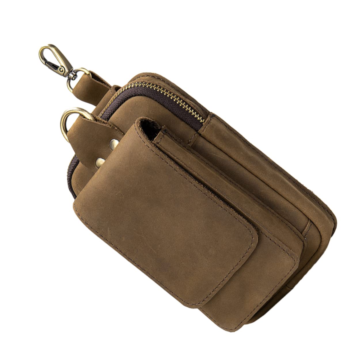 Pochette Ceinture Téléphone Portable Étanche Multifonction Sacoche avec Porte Clés pour Randonnée Camping Cyclisme Voyage Protection Antichoc et Résistante