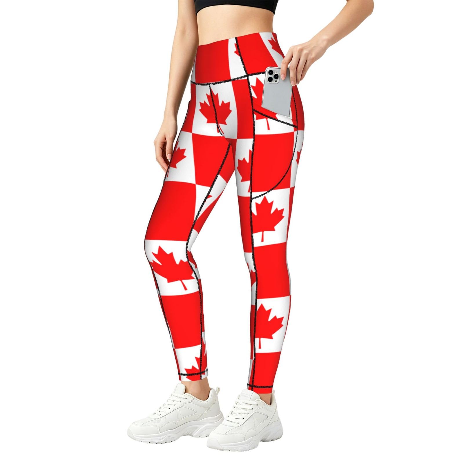Leggings de mujer con bolsillos para guardar el móvil mientras entrenas 8