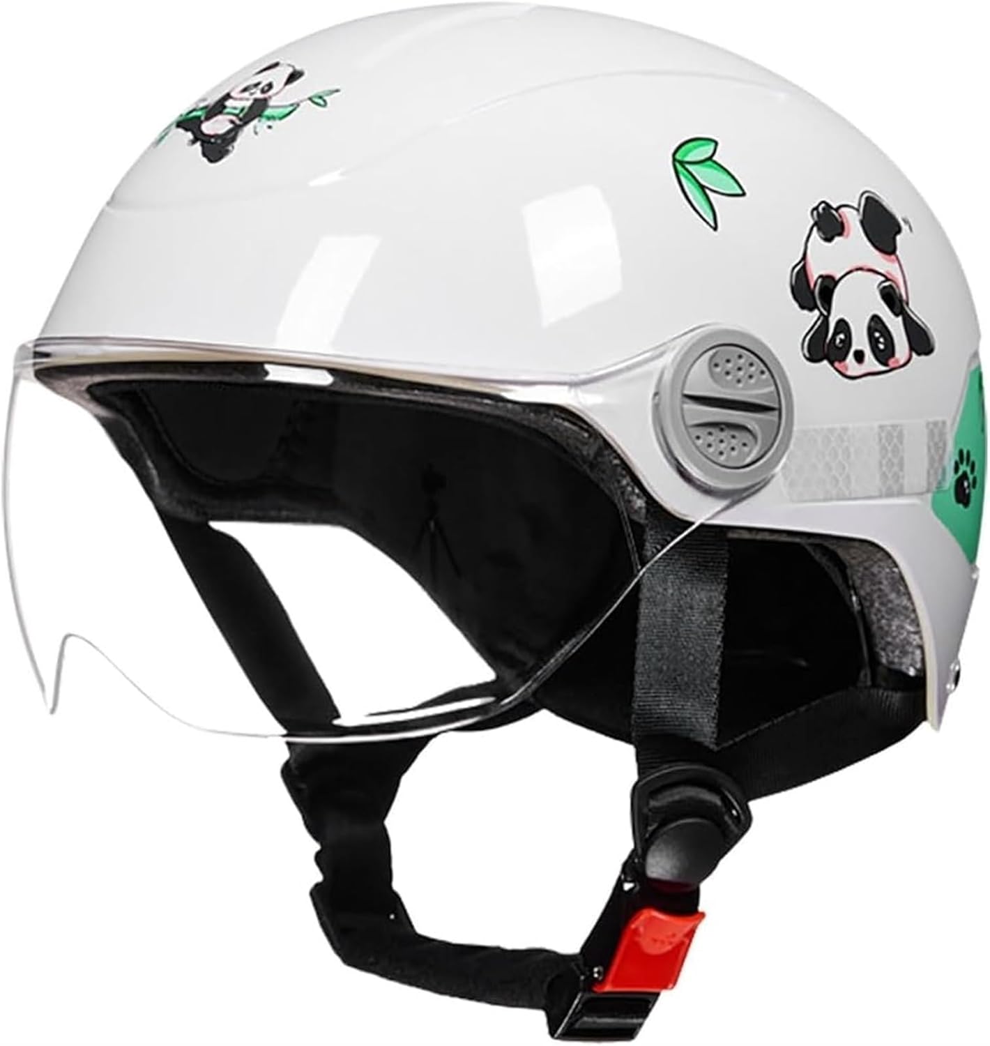 DOT Approved 3/4 Child Motorcycle Retro Half Helmet Cool Youth Kids Vespa Open Face Electric Bicycle Helmet Toddler ATV Helmet Scooter Street Dirt-Bike Skateboard Jet Moped Helmet