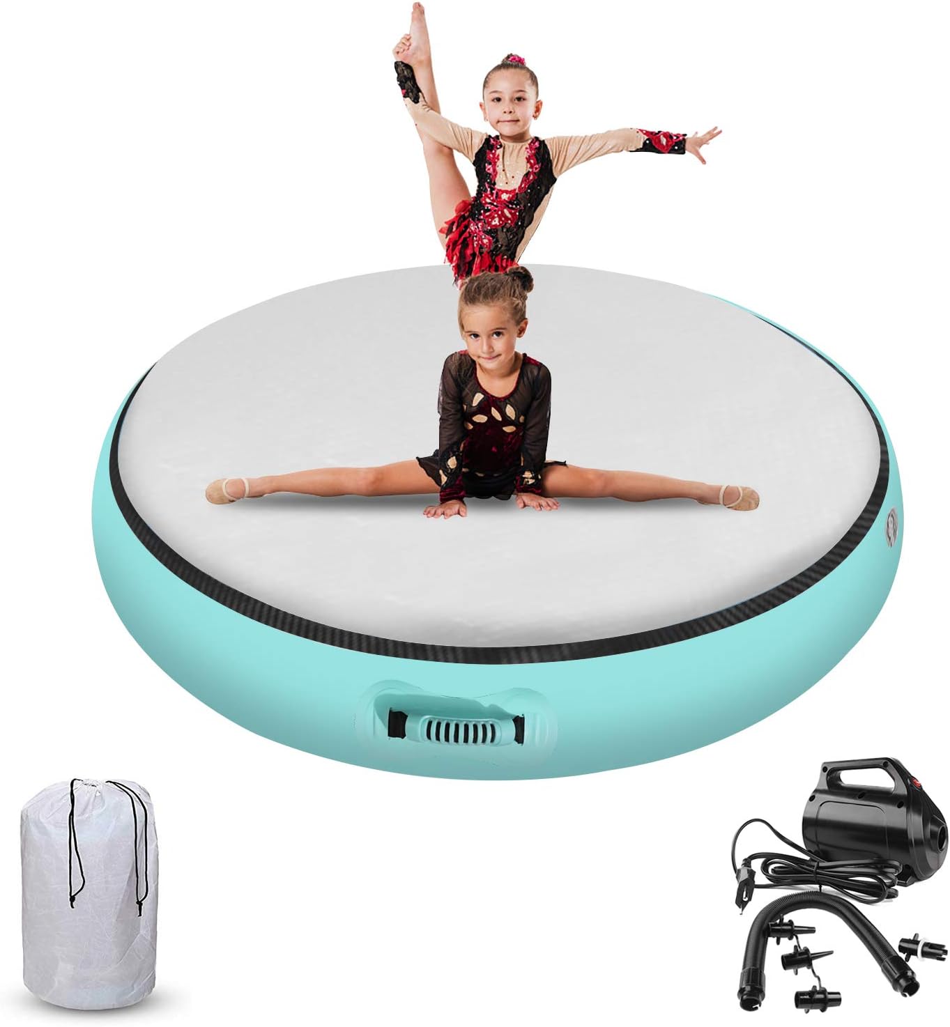 Buy FBSPORT Round Inflatable Air Gymnastics Mat Training Mats 48 inches