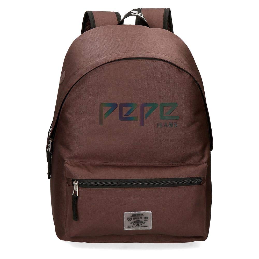 Pepe Jeans Mochila, 42 cm, 22.79 Liters, Marrón