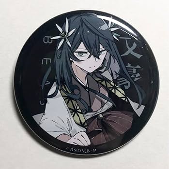 泉鏡花　コラボカフェ本舗　等身缶バッジ　文豪ストレイドッグス 文ストコラボカフェ本舗 等身缶バッジ 泉鏡花 中原中也 迷ヰ犬