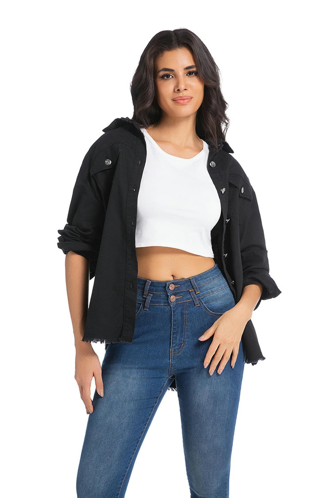 Jean pour Femme Jeans Colombiens Maigres Et Maigres-Bleu Foncé-s