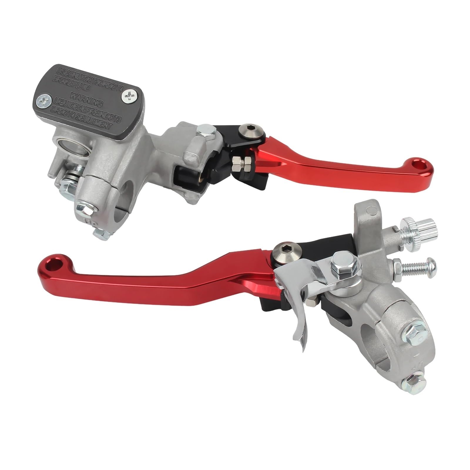 Kvswbre Red Motorcycle Rear Brake Pump 22Mm Motorcycle Handlebar Brake Master Cylinder Pump Lever Fit For Yamaha Yz250f Yz450f(Red)